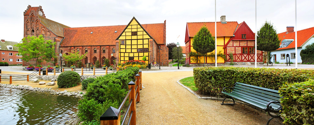 Klostret i Ystad med St Petri kyrkoplan