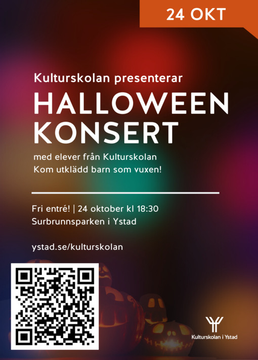 Halloween Konsert Affisch