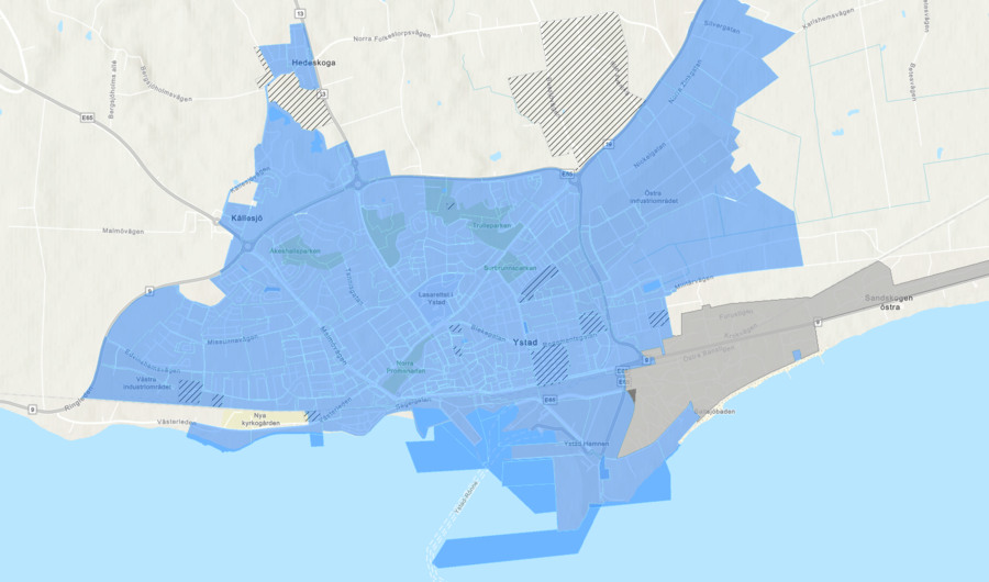 Detaljplaner i Ystads kommun