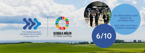 Banner 6 oktober FNs hållbarhetsmål ett smörgåsbord för nya affärer