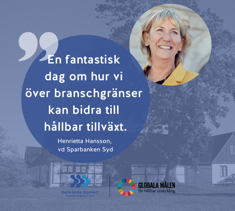 Henrietta Hansson, Backåkra Summit
